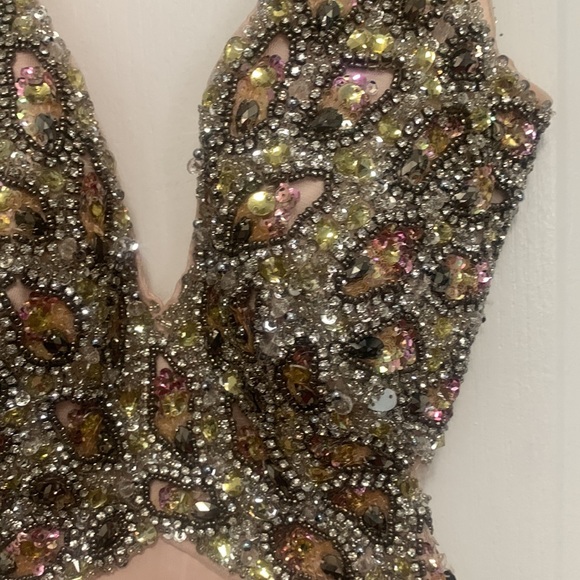 Jovani long open back dress - Picture 5 of 8